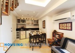 fully furnished 2 br loft type unit for rent at fort victoria