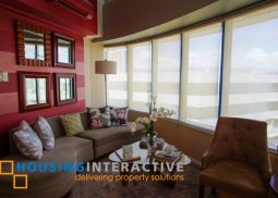 fully-furnished with a nice view 2br condo for rent/sale at one rockwell